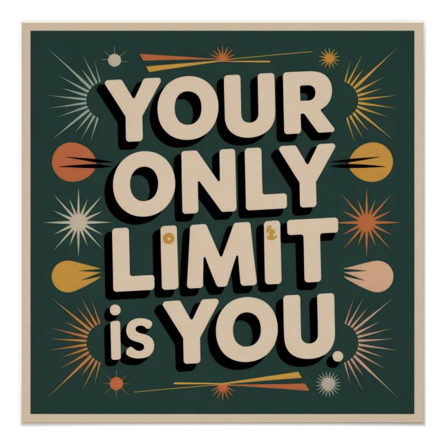 Poster Votre seule limite est vous (Devant)