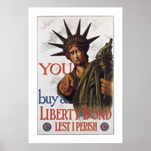 Poster Vous achetez une Liberty Bond de peur de périr