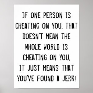 Poster Vous avez trouvé un idiot !, une sagesse d'affiche