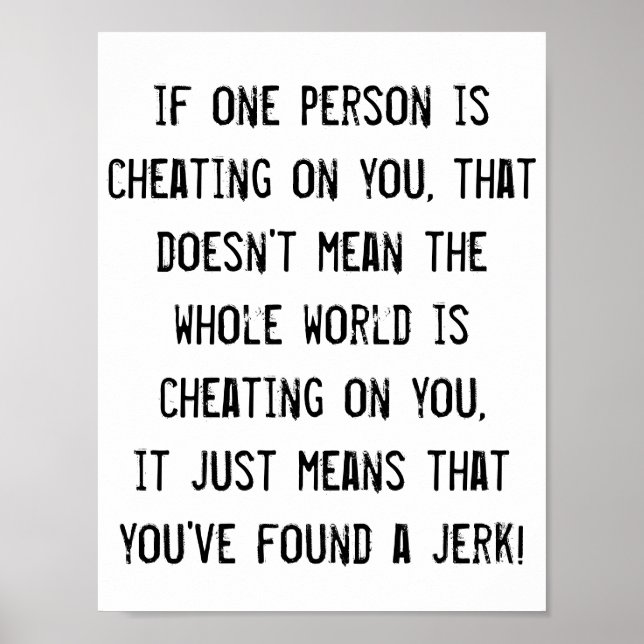 Poster Vous avez trouvé un idiot !, une sagesse d'affiche (Devant)