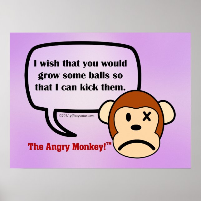 Poster Vous devez faire pousser des boules (Devant)