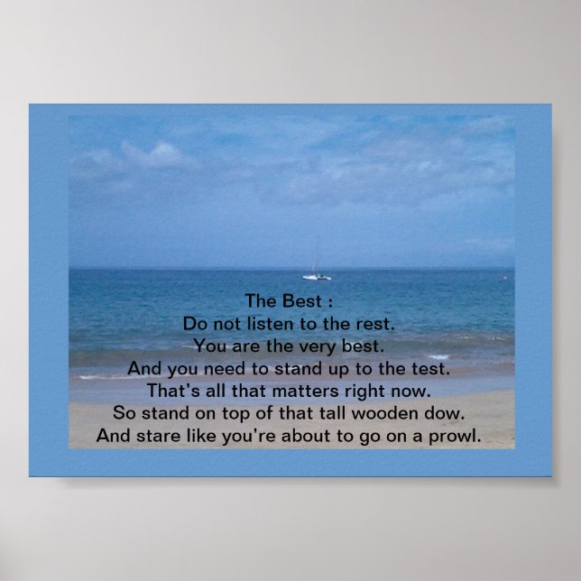 Poster Vous êtes #1 (Devant)