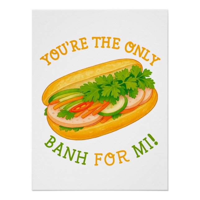 Poster Vous êtes le seul Banh for Mi ! (Devant)