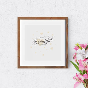 Poster Vous êtes ma belle folie.