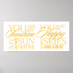 Poster Vous Êtes Mon Soleil