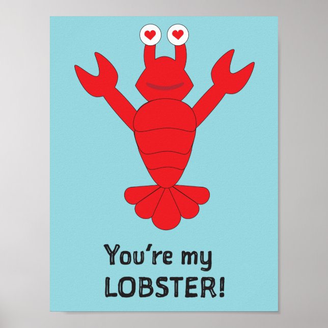Poster Vous êtes My Lobster Print (Devant)