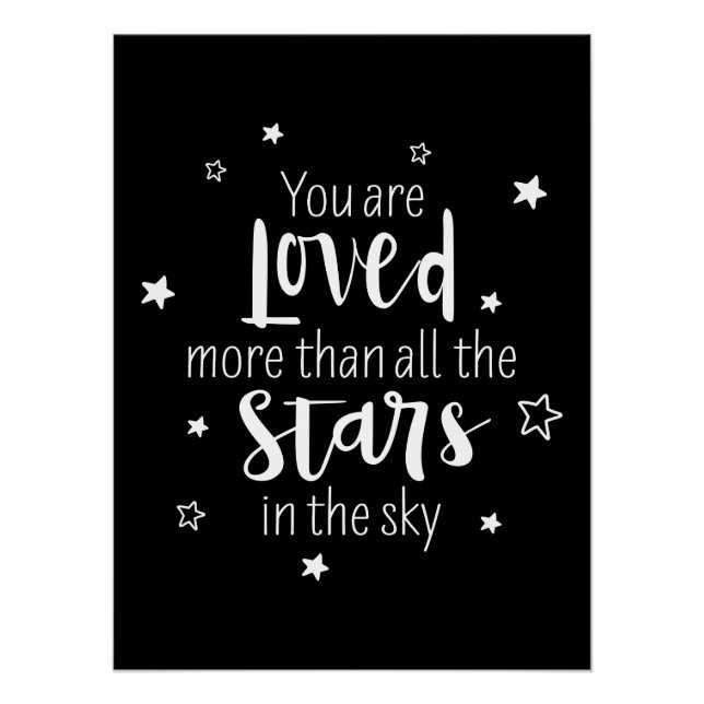 Poster Vous Êtes Plus Amoureux Que Toutes Les Étoiles Du  (Devant)