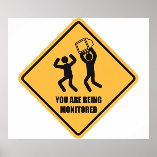 Poster Vous Êtes Surveillé (Devant)