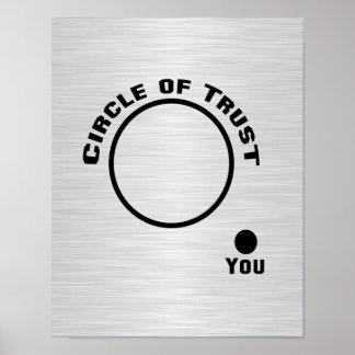 Poster Vous hors du cercle de confiance