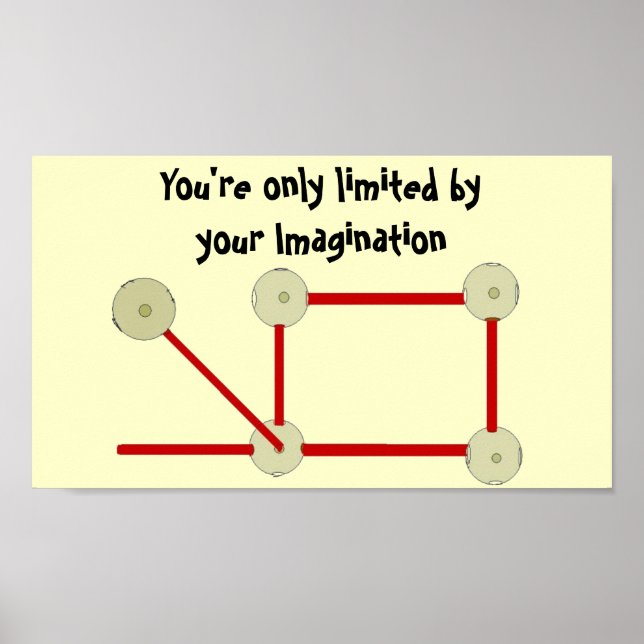 Poster Vous n'êtes limité que par ... motivationnel (Devant)