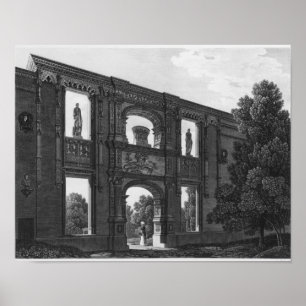 Poster Voûte de Gaillon, monuments Francais de DES de