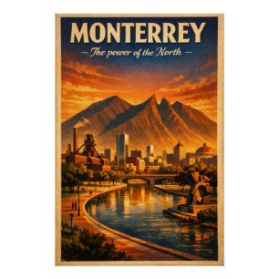 Poster Voyage à Monterrey, Mexique 2026