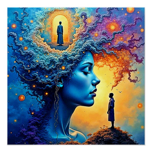 Poster Voyage Cosmique Mineur (Devant)