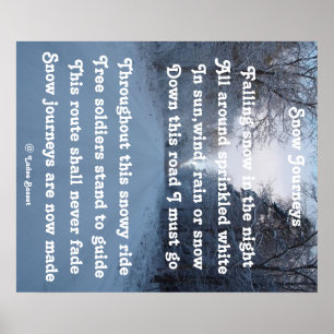 Poster Voyage De Neige Par Ladee Basset