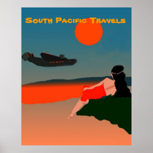 Poster Voyage de South Pacific
