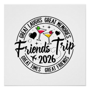 Poster Voyage Vacances 2026 Groupe d'Amis Correspondants