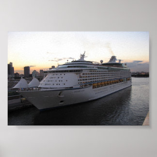 Poster Voyager des mers