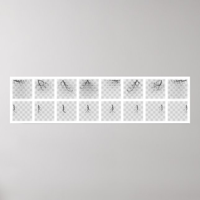 Poster Voyages de pièces d'échecs (Côté noir) (Devant)