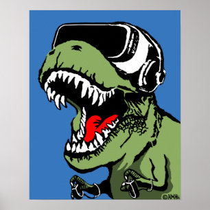 Poster VR T-rex