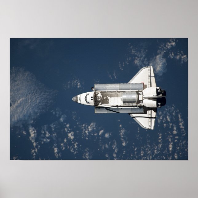 Poster Vue aérienne de Space Shuttle Discovery 3 (Devant)