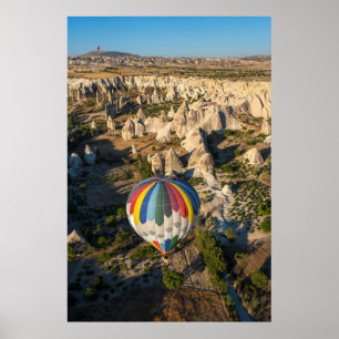 Poster Vue Aérienne Des Ballons À Air Chaud, Cappadoce