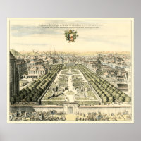 Vue aérienne du jardin formel par Eric Dahlbergh