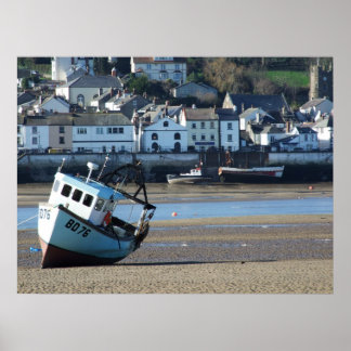 Poster Vue d'Appledore depuis Instow