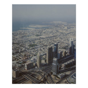 Poster Vue de Burj Khalifa, Dubaï
