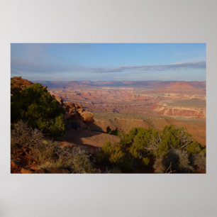 Poster Vue de Canyonlands depuis le Grand View Point Trai