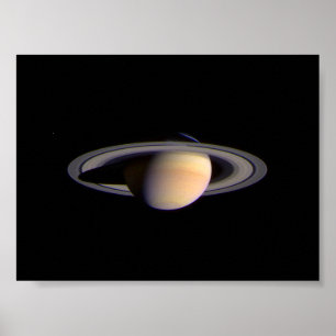 Poster Vue de Cassini sur Saturn Space NASA