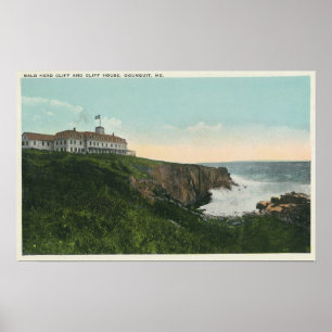 Poster Vue de falaise de tête chauve et extérieur de