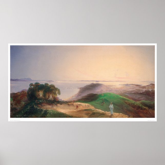 Poster Vue de la baie de San Francisco (0576A) (Devant)