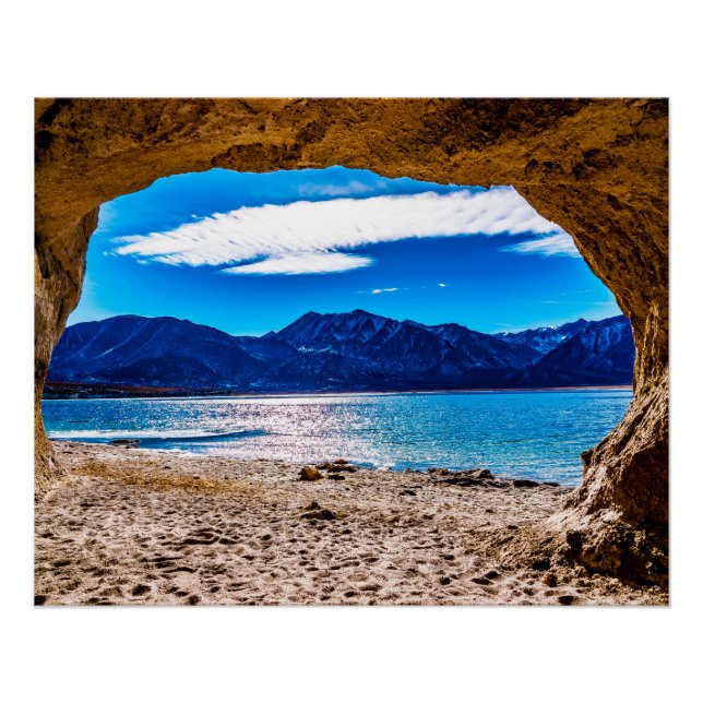 Poster Vue De La Grotte Glossy (Devant)