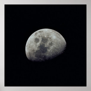 Poster Vue de la Lune depuis Apollo 10
