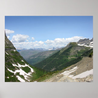 Poster Vue de la route du Soleil