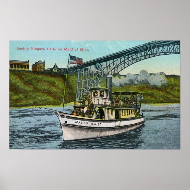 Poster Vue de la servante du bateau de plaisance 2 (Devant)