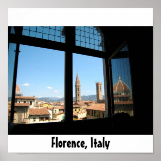 Poster Vue de la ville de Florence