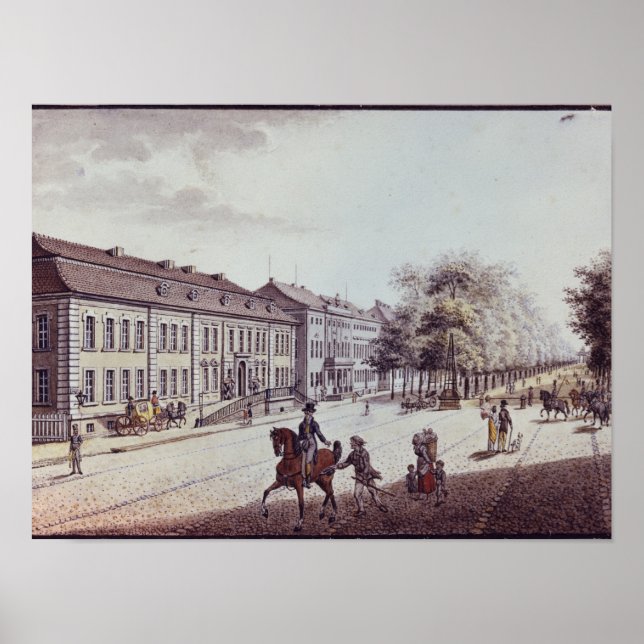 Poster Vue de l'Opéra, Berlin (Devant)