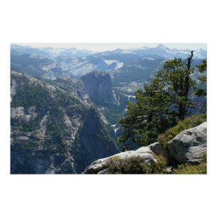 Poster Vue de montagne de Yosemite dans le parc national 