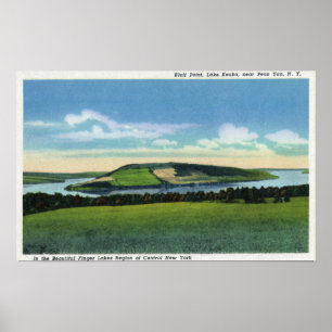 Poster Vue de point de bluff près de Penn Yan