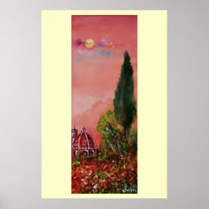 POSTER VUE DE SAINTE MARIE DE LA FLEUR / FLORENCE AU COUC