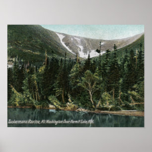 Poster Vue de Tuckermans Ravine, Mt Washington