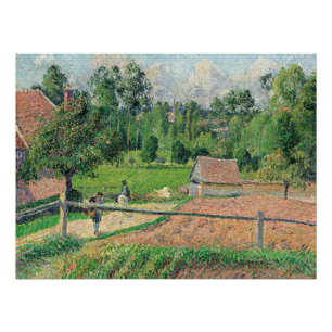 Poster Vue depuis la fenêtre de l'artiste Camille Pissarr