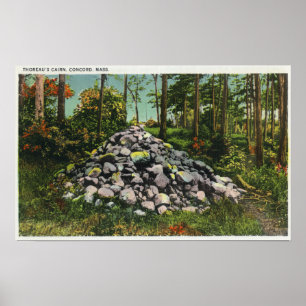 Poster Vue du cairn de Thoreau