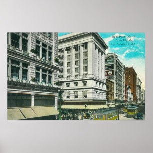 Poster Vue du nord de Broadway de huitième