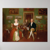 Vue du salon, 1780