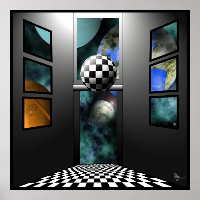 Poster Vue du surréalisme (Devant)