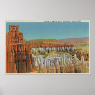 Poster Vue du temple d'Osiris