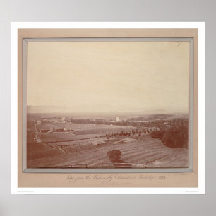 Poster Vue du terrain de l'Université... (1338)