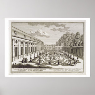 Poster Vue d'un jardin d'agrément près de Vienne, de